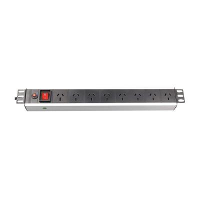 China Industrial Australian Series Rack Mount PDU 19 Inch Power Strip Unit For Server Rack for sale