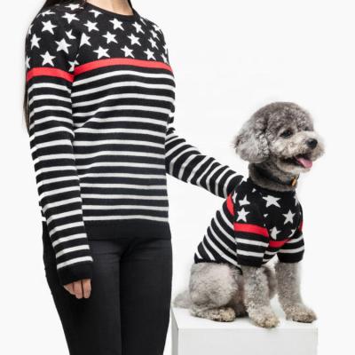 China Fashionable Fashionable Dog Cardigan Sweater Grid Sweater Dog Wholesale Pets Clothing Autumn Winter New Warm Cat Woolen Sweater Dog Clothes for sale