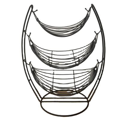 China Kitchen Sustainable Simple Modern 3 Tier Vegetable / Fruit Basket E&A Rack# Fashion for sale