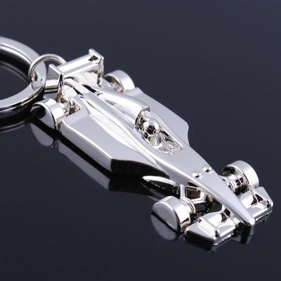 China Free Shipping OEM Zinc Alloy Racing Car Zinc Alloy Key Chain With Your Own Logo for sale