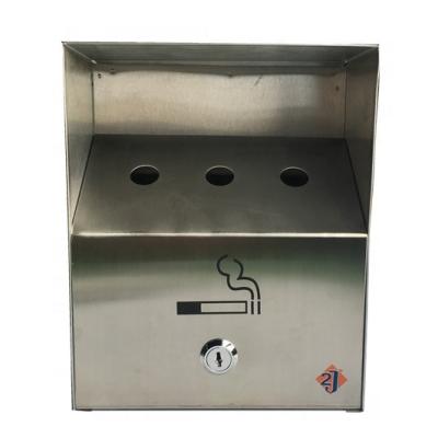 China Wholesale Stainless Steel Factory Outlet Stainless Steel Ashtray Indoor Wall Mounted Ashtray for sale