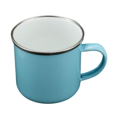 China Sustainable Modern Colorful Tea Cups Water Milk Chest Mug With Handle for sale