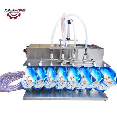 China Commodity /Semi automatic liquid paste/capping machine shaping/filling/sealing machine pouch/spout honey/ketchup pouch for sale