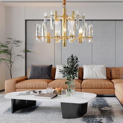 China Contemporary Contemporary Anti-glare Luxury Gold Decoration Chandelier Crystal Light for sale