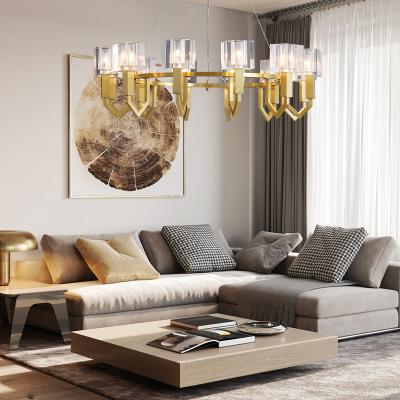 China Contemporary Nordic Minimalist Crystal Decorative Ceiling Decoration Light Fixtures for sale