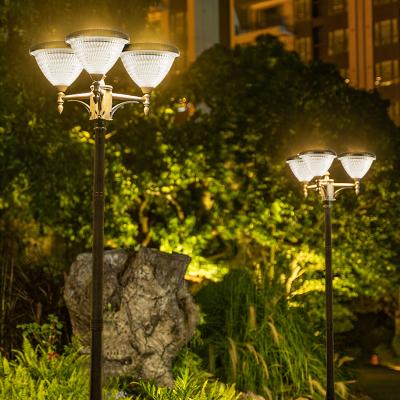 China High Brightness Brightest Energy Saving Auto Decorative Led Outdoor Solar Powered Garden Lights Lamp for sale