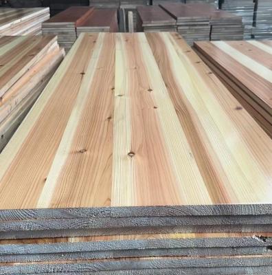 China 12-30 mm AB-klasse op maat geschilderd massief houten gewrichtspaneel voor fir cedar board Te koop