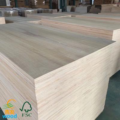 China Wood Panels Paulownia Boards Slat Wood Panels Paulownia Edge Glued Board Timber for sale