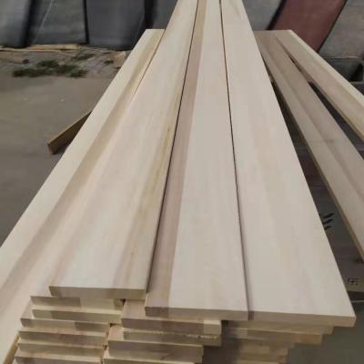 China Panes de madera sólida de color natural o blanqueados Lamas de lecho de álamo para soluciones de proyectos en venta