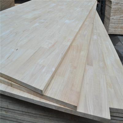 China Rubber Wood Finger Joint Board Indoor Natuurlijke kleur AA AB BB BC Te koop