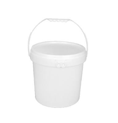 China Durable Refillable Thick Round Plastic Water Bucket Storage Bucket Price With Lid for sale