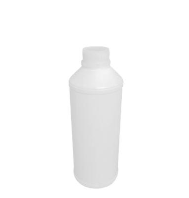 China Durable HDPE Luxury Refillable Empty Bottle Reusable Custom Plastic Round Bottle for sale