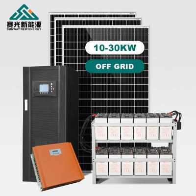 China Home Use 17Kw 20Kw 12Kw 10Kw Sola Off Grid Power Solar PV Hybrid Energy System Home Use for sale