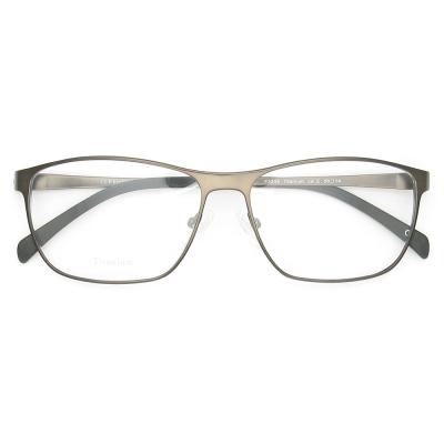 China Pure Titanium Optical Frame Classic Rectangle Optical Frame For Men for sale