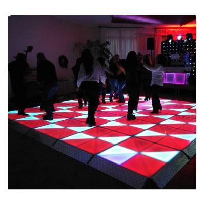 China Hot cheap stage events tiles foor mat 1x1m acrylic dmx 720pcs rgb led dance floor for sale