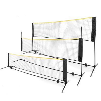 China Custom Portable Training Badminton Net PP Badminton Ball Rack Factory Wholesale Portable Badminton Net Rack for sale