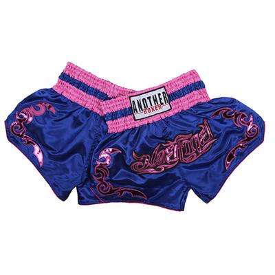 China Wholesale 100% Thai Polyester Muay Boxing Shorts Custom Made Wushu Sanda Kick Boxing Short for sale