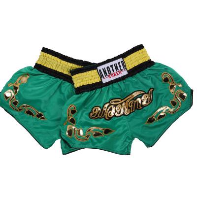 China 100% Polyester Men And Women Martial Arts Training Thai Boxing Sport Muay Shorts for sale