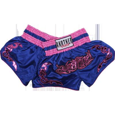 China Custom made 100% polyester sublimation printed high quality satin muay thai boxing thai shorts for women for sale