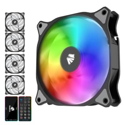 China Computer Case 120mm DC 12V Cooling 6 Pin Silent Quiet Cooler Case RGB LED Fans WD Coputer for sale