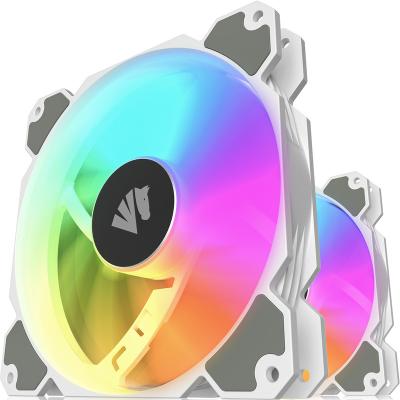 China RGB Asiahorse 140MM ARGB LED 12V Cooling Computer Silent Case 6Pin 9 Blades Low Power Consumption Gaming Fan for sale