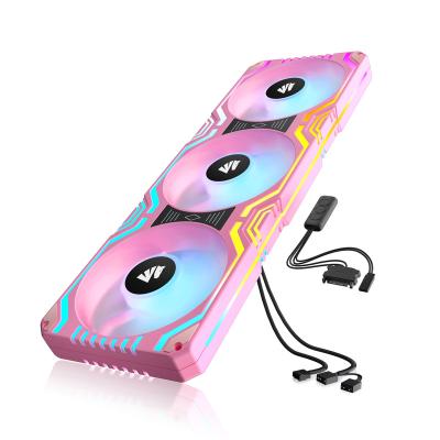 China With 2022 Hot-selling 360MM RGB Aluminum Case Computer Remote Control Asiahorse Fan With Remote Control for sale