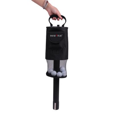 China Custom Plastic + Nylon Ball Picker Golf Ball Picker Quick Detachable Grid Bag Golf Pick Up Ball Cylinder for sale