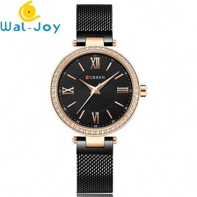 China Stylish High Quality Water Resistant WJ-6687 Mesh Belt Band New Unique Design Brand Watch for sale