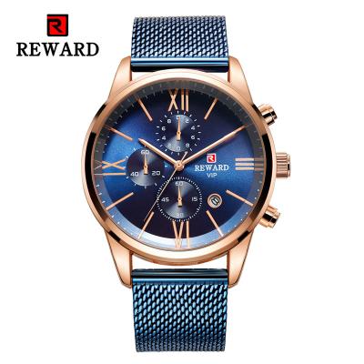 China RD82006M Chronograph Illegal Alcohol Hand Watch Japan Quartz Mesh Steel Watch Hotsale Quality Waterproof for sale