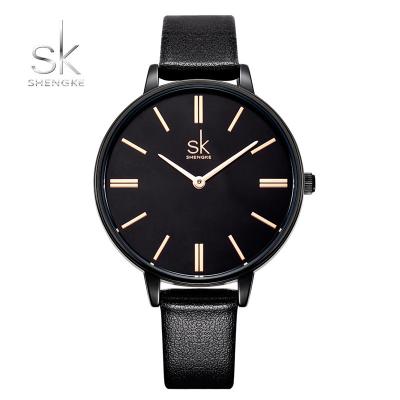 China Fashion SK0068 Hotsale Alloy Case Women Quartz Quartz Brand Non-Specific Waterproof Lady Leather Watch for sale