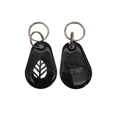 China Waterproof/Waterproof Colorful Custom Logo 125Khz T5577 EM4100 EM4200 RFID ABS Keyfob Identification Key Indicator For Access Control for sale