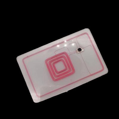 China NTAG 213 Custom Waterproof/Waterproof NFC Business RFID Transparent Card for URL Coding and Contact Information Sharing for sale