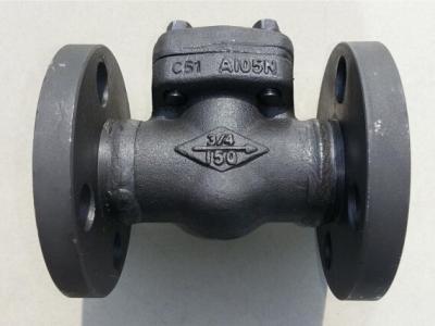 China 1/2 inch - 2 inch Forged Steel Check Valve , Class 150 / 800 / 900 / 1500 for sale