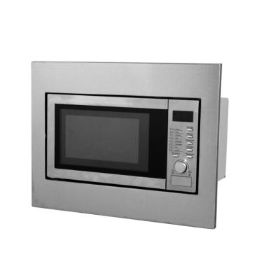 China Hotel Smad OEM 25L 1000W Digital Timer Control LED Display Stainless Steel Built In Microwave Oven For Home for sale