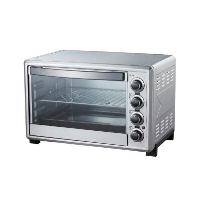 China New Household 22L Pizza Bread Maker Smart Electric Toaster Oven Light Steel Stainless Power Mini Electric Oven Easily Assembled for sale