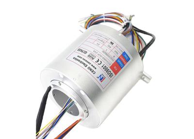 China 24 Group Servo Motor Slip Ring Through Hole 300rpm Speed Low Electrical Noise for sale