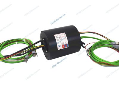 China 2 Channel Gigabit Ethernet Slip Ring Integrated Slip Ring For Industry Application for sale