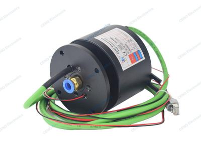 China Hybrid Pneumatic Slip Ring Combines Electric Power Ethernet Signal Integrated Slip Ring for sale