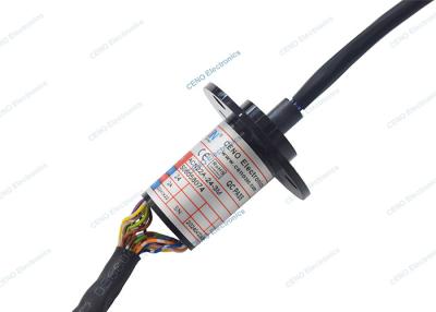 China 24 Circuits 2A Small Slip Ring Capsule with Engineering Plastic Material For Robot for sale