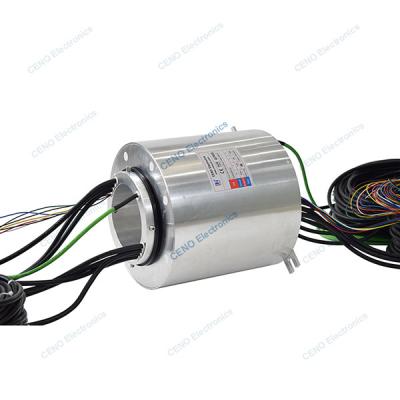 China Waterproof Slip Ring With 15 Circuits Electric Power Ethernet Signal and Rotating Electrical Connector for sale