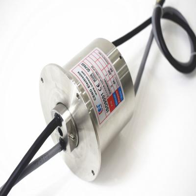 China 100M Ethernet 50rpm 8mm wasserdichter Schleifring IP68 zu verkaufen