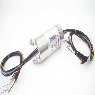 China Hydraulischer integrierter 1000M Ethernet USB2.0 Schleifring zu verkaufen