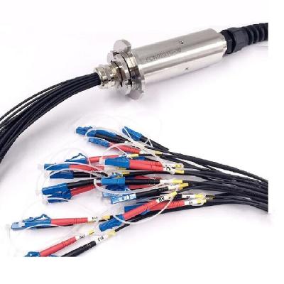 China Aluminium Alloy 31 Channels Fiber Slip Ring 300 Rpm For Medical OCT for sale