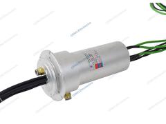 integrate power signal and air slip ring