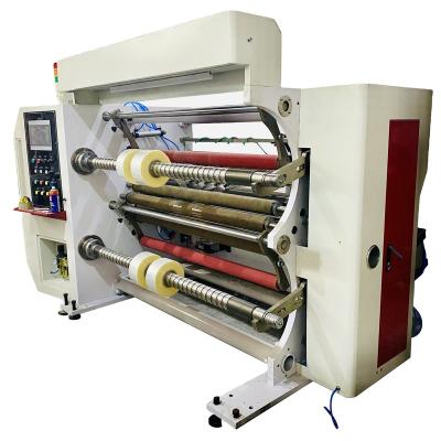 China Factory Full Automatic Heat Sensitive Paper Roll Paper Cup Bottom Roll Roll Slitting Packaging Machine With Good Price for sale