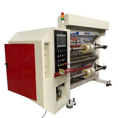 China Factory automatic plastic film cutting and slitting machine for liquor plastic cover for sale