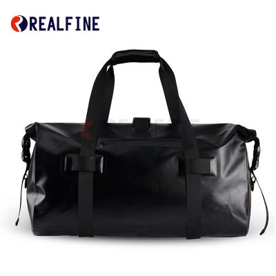 China Water Resistant Waterproof Tote Bags Shoulder Bag Big Handle Zippred Travel Handbags Welding Sealed Bag for sale