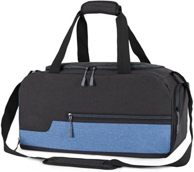 China / Water Resistant Sports Gym Travel Duffel Weekender Bag With Shoe Compartment for sale