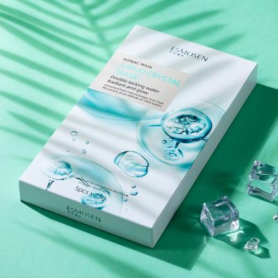 China Befeuchtendes Crystal Konjac Sheet Mask Nourishing-Kollagen Crystal Facial Mask zu verkaufen