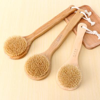 China El cepillo de madera del cuerpo del baño de ducha de la cerda del verraco Exfoliate la reducción de las celulitis en venta